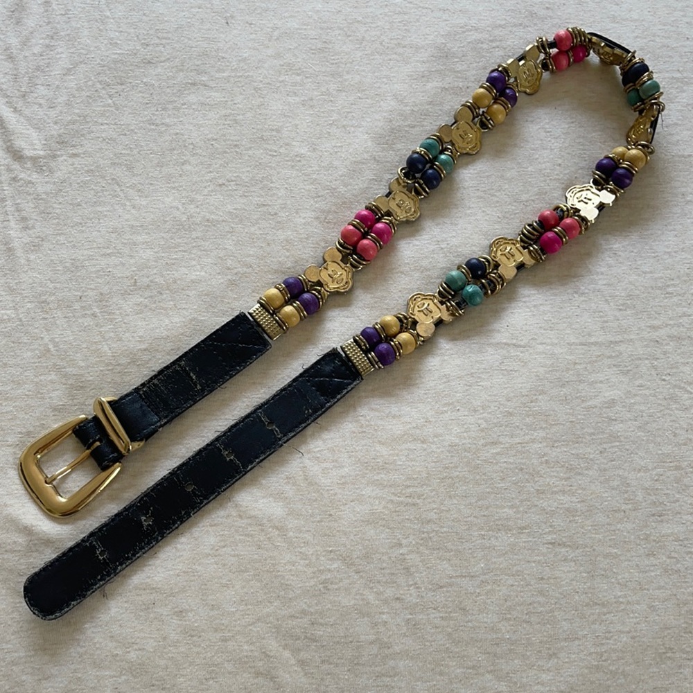 Vintage 80s ~ 90s Disney Mickey Belt